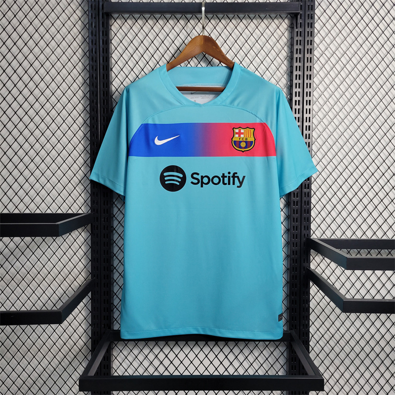 23/24 Barcelona Sky Blue Training Jersey - Fans Version